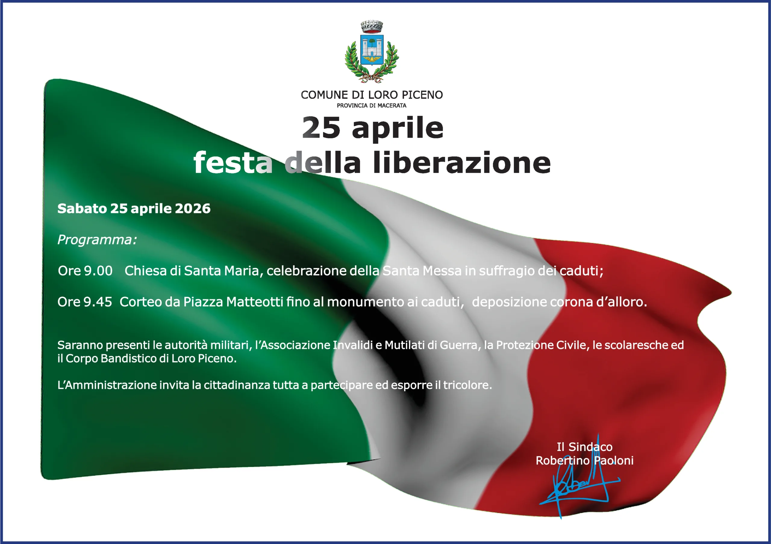 25 Aprile Festa della Liberazione